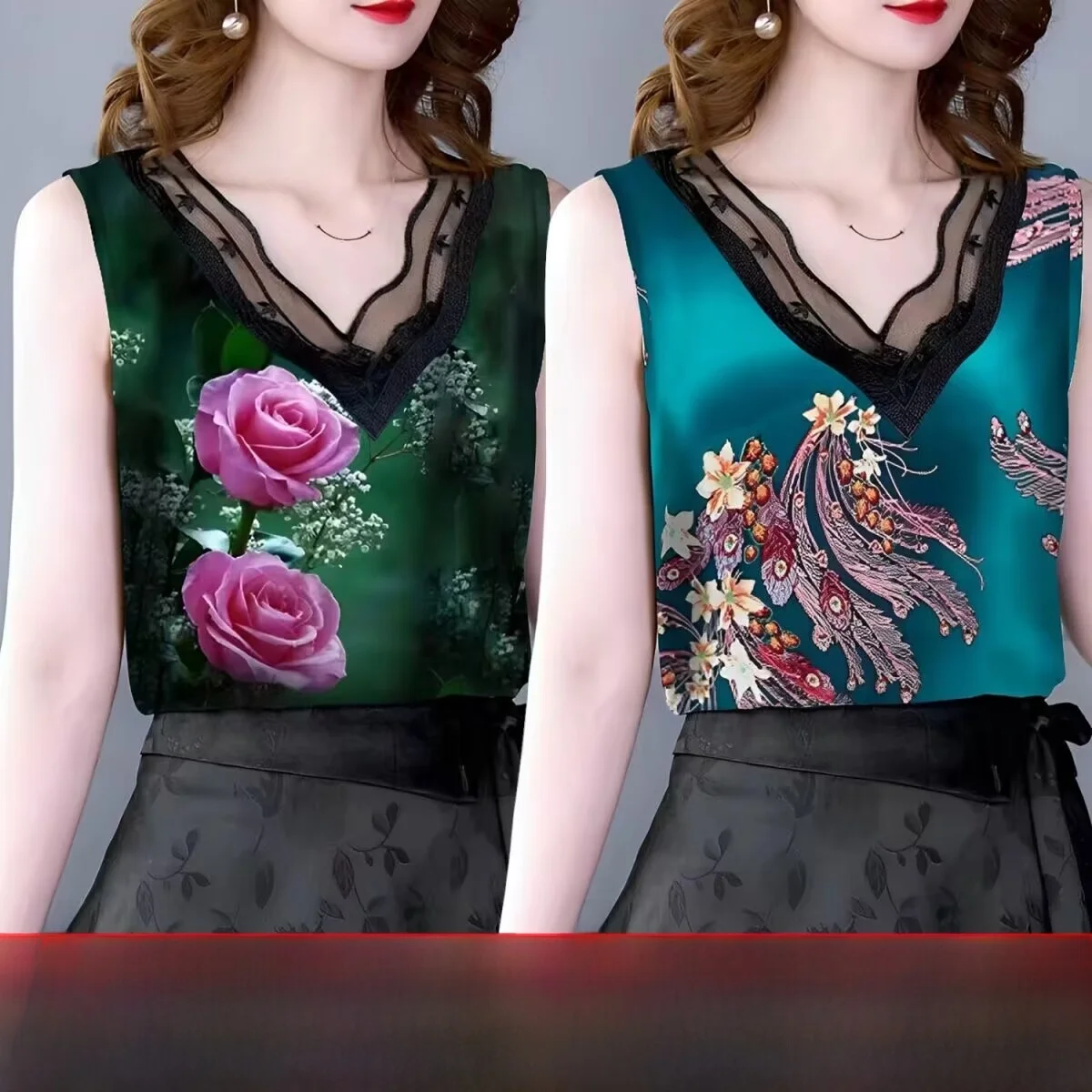 Silk No-Sve Tank Top Women's Summer New Outerwear Inner Match True Silk Scented Cloud Silk Strap Vest Floral Print Slim Fit
Silk No-Sve Tank Top Women's Summer New Outerwear Inner Match True Silk Scented Cloud Silk Strap Vest Floral Print Slim Fit