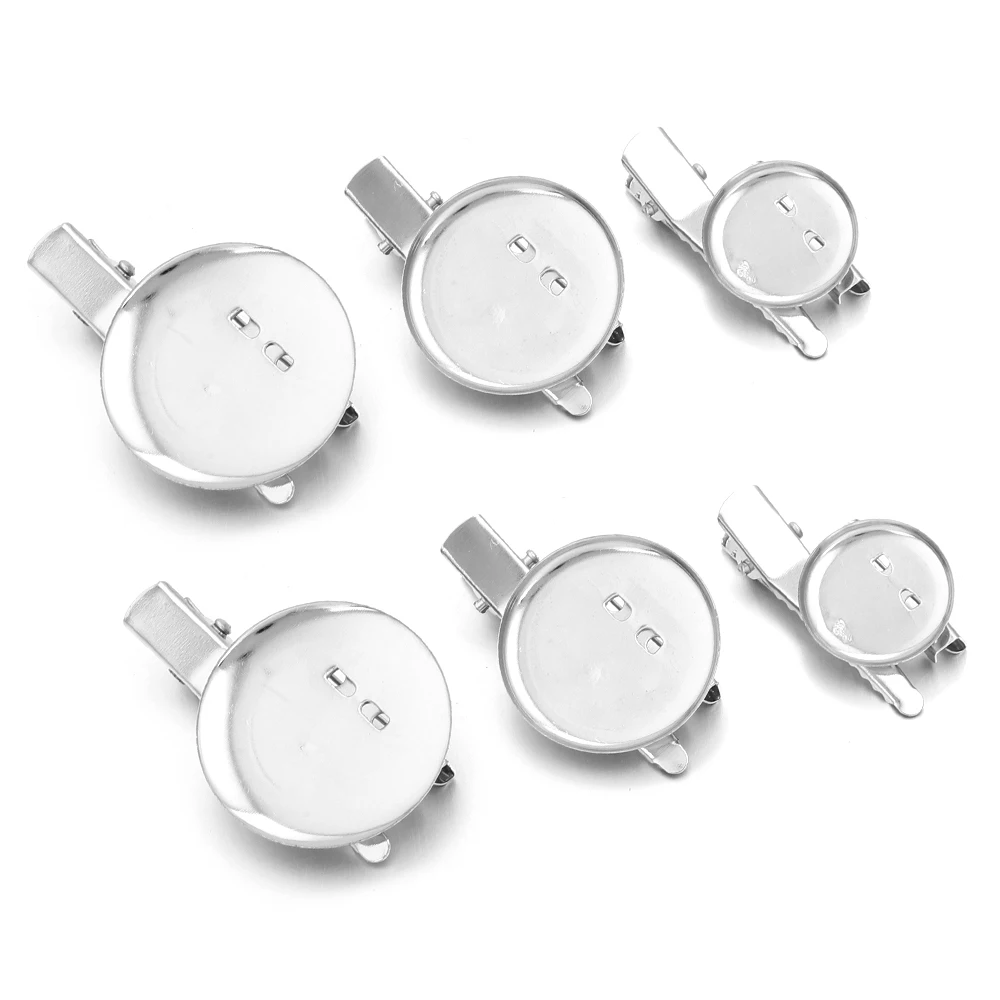 20pcs 19 23 30mm Round Brooch Base Hair Clips Cabochon Blank Trays Brooch Pins For DIY Jewelry Making Clothing Headwear Findings
20pcs 19 23 30mm Round Brooch Base Hair Clips Cabochon Blank Trays Brooch Pins For DIY Jewelry Making Clothing Headwear Findings