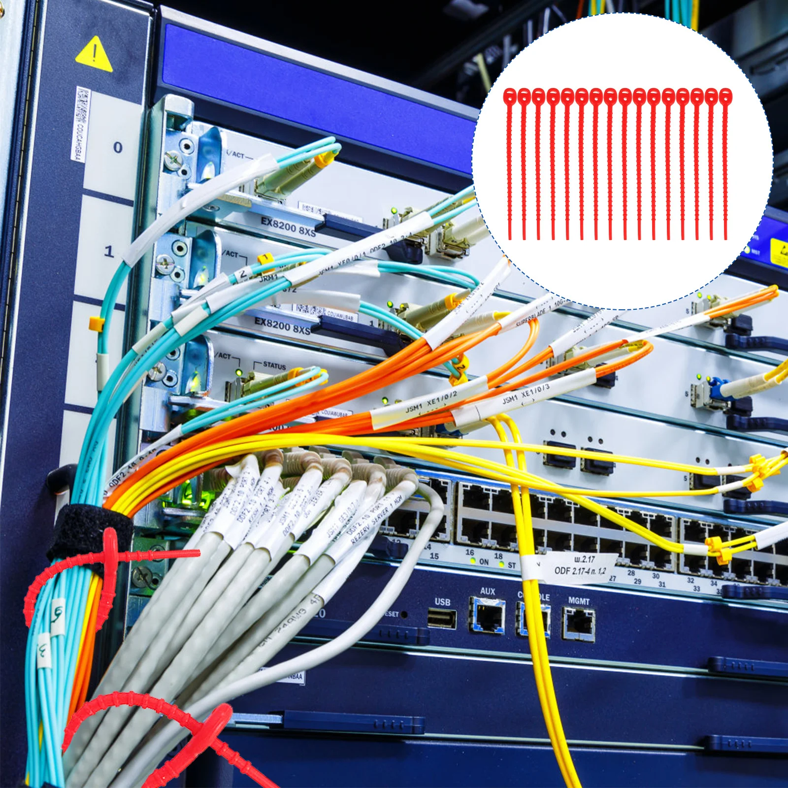 16Pcs Silicone Zip Ties Reusable Cable Organizers for Electronics Kitchen Garden Fastening Wire Management Self-Locking Cable
16Pcs Silicone Zip Ties Reusable Cable Organizers for Electronics Kitchen Garden Fastening Wire Management Self-Locking Cable