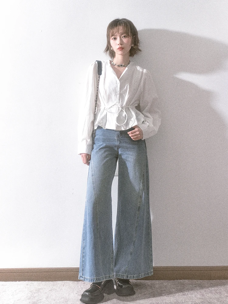 Liparpa Classic Cotton Sensation Long Sve ort Lace Patchwork Sun Protection irt Dstring Gored Women's Faion
Liparpa Classic Cotton Sensation Long Sve ort Lace Patchwork Sun Protection irt Dstring Gored Women's Faion