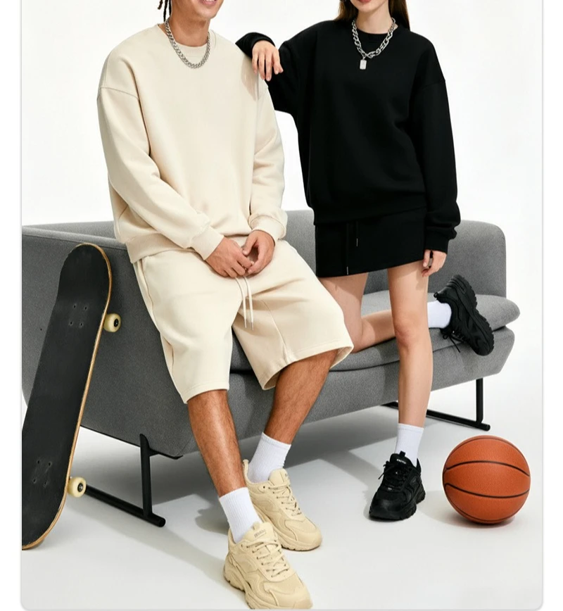 2026 Spring and Autumn Terry Thickened Crew Neck Sweater Men's Loose Solid Color Basic Model Pure Cotton
2026 Spring and Autumn Terry Thickened Crew Neck Sweater Men's Loose Solid Color Basic Model Pure Cotton