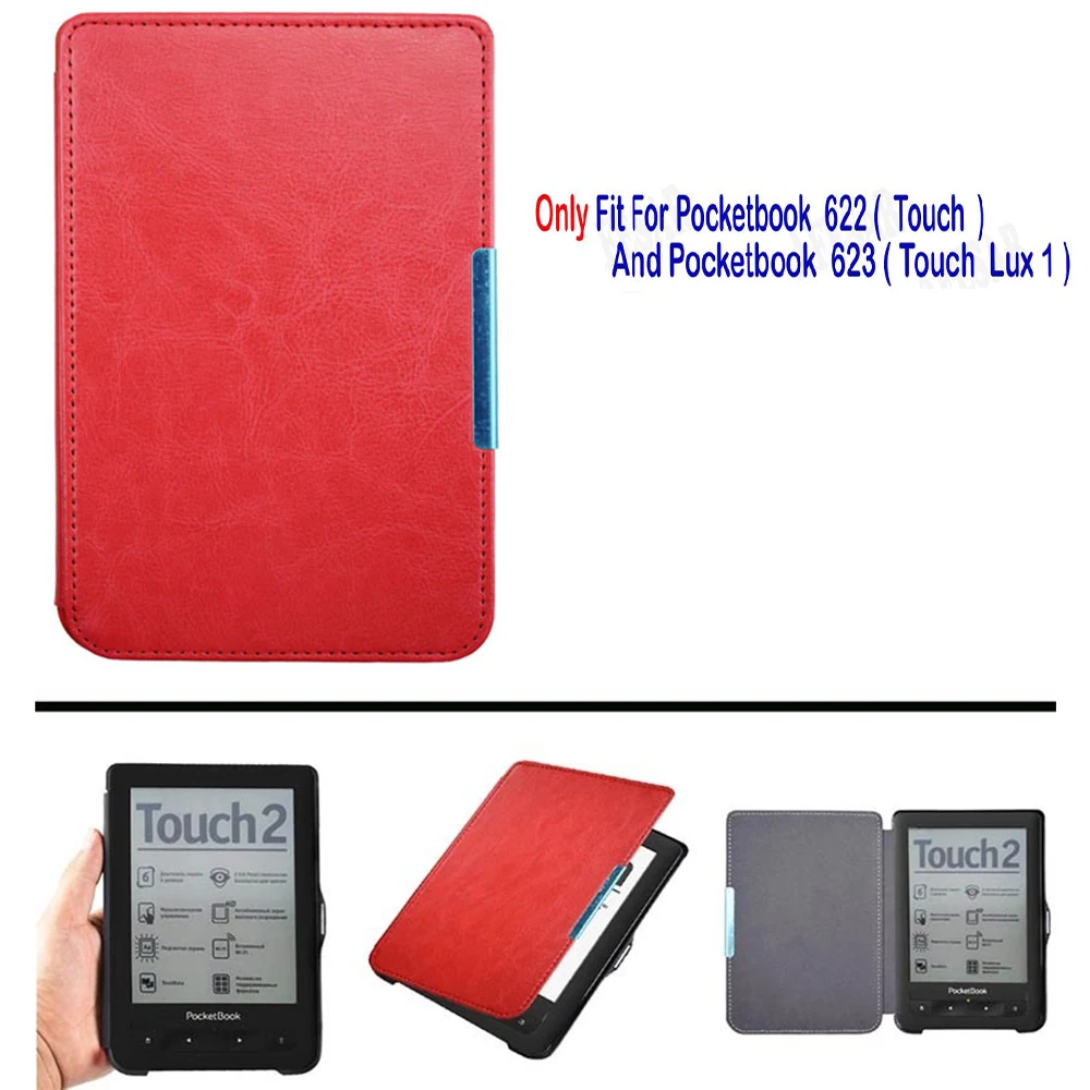 Compatible with Pocketbook 622/623 case, Full Coverage Ultra Slim PU Leather Cover Case Cover Protective e-book Cover
Compatible with Pocketbook 622/623 case, Full Coverage Ultra Slim PU Leather Cover Case Cover Protective e-book Cover