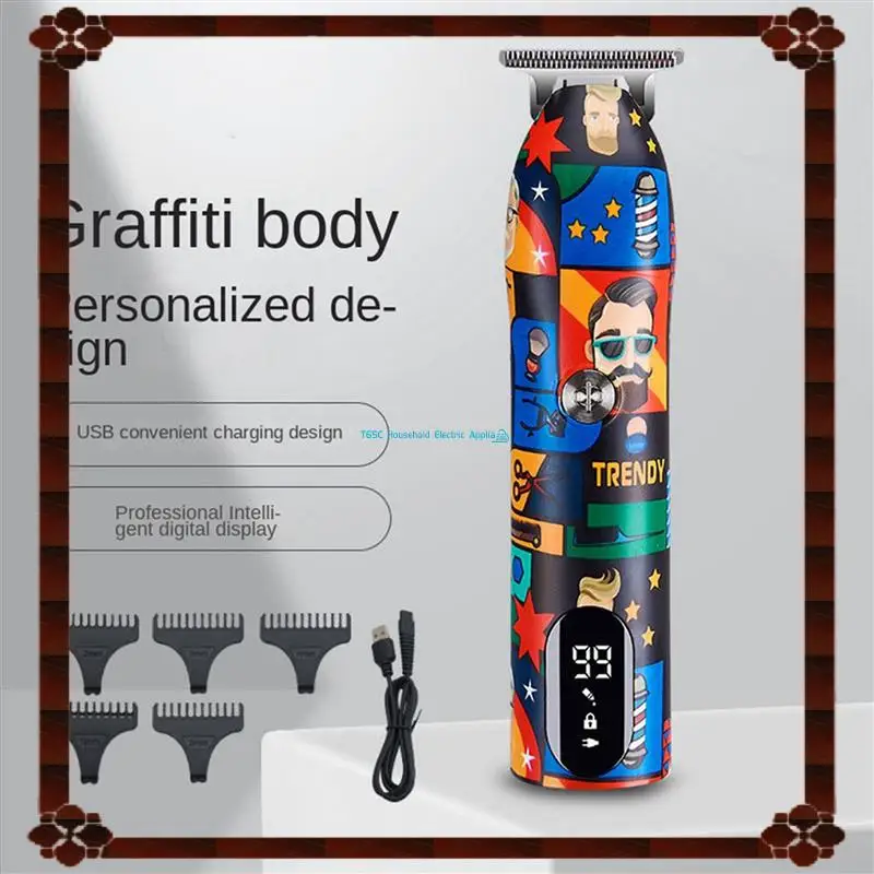 24-Hour Delivery 4X Barber Hair Clipper Rechargeable Graffiti Electric Finish Cutting Machine Beard Trimmer Shaver
24-Hour Delivery 4X Barber Hair Clipper Rechargeable Graffiti Electric Finish Cutting Machine Beard Trimmer Shaver