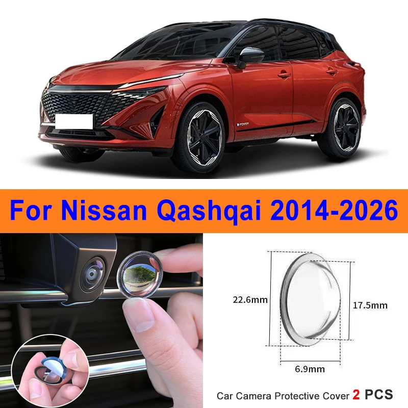 360 Reverse Image Car Camera Cover Anti-Scratch PC Lens Protector Stickers For Nissan Qashqai 2014-2026 2Pcs
360 Reverse Image Car Camera Cover Anti-Scratch PC Lens Protector Stickers For Nissan Qashqai 2014-2026 2Pcs