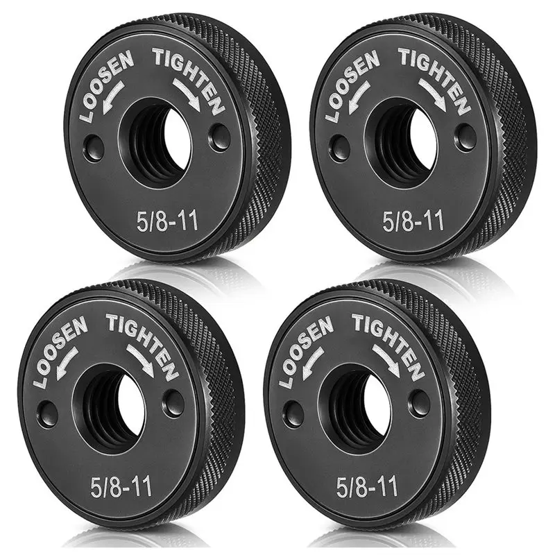 MOPHE-For Most Grinders Compatible- Tool-Free Quick Change, 4-Pack 5/8-11 Thread Angle Grinder Flange Nut
MOPHE-For Most Grinders Compatible- Tool-Free Quick Change, 4-Pack 5/8-11 Thread Angle Grinder Flange Nut