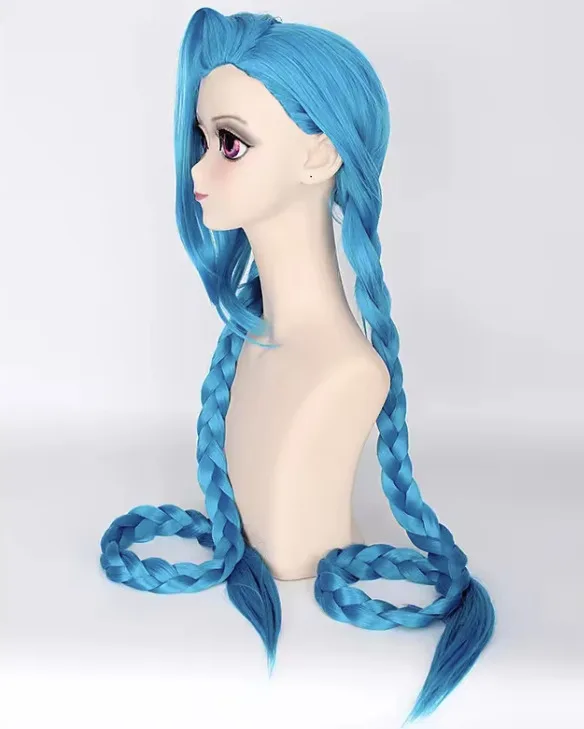 LOL Arcane Jinx Косплей Парики Женщины 100 см Длинные Синие Плетеные Синтетические Волосы Для Вечеринок
LOL Arcane Jinx Косплей Парики Женщины 100 см Длинные Синие Плетеные Синтетические Волосы Для Вечеринок