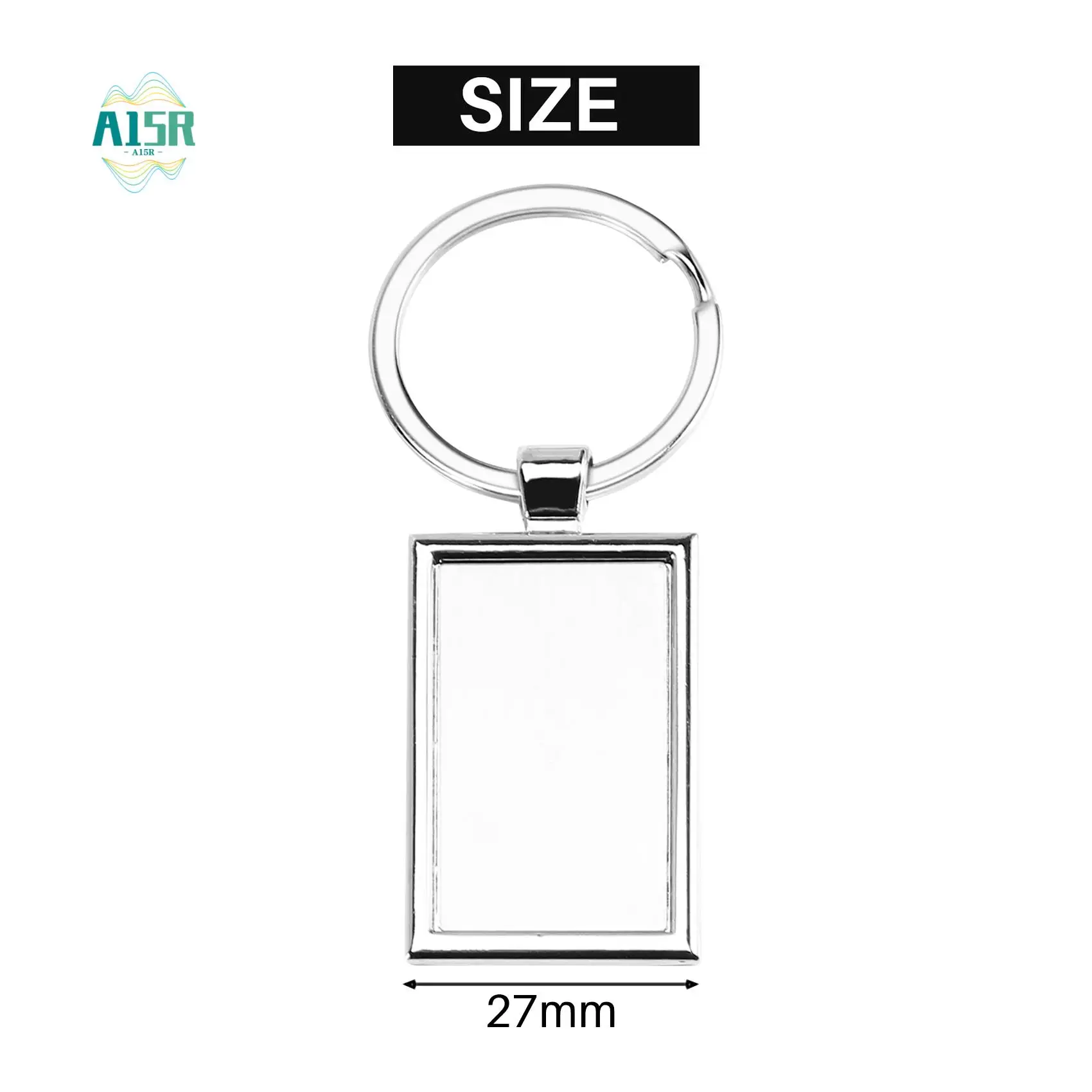 A15R -12 Pieces Sublimation Blank Keychain Rectangle Metal Heat Transfer Keychain Blank Key Rings For DIY Crafts Supplies
A15R -12 Pieces Sublimation Blank Keychain Rectangle Metal Heat Transfer Keychain Blank Key Rings For DIY Crafts Supplies