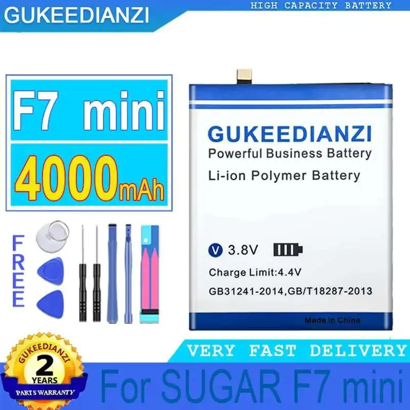 Высокая производительность 4000 мАч для аккумулятора мобильного телефона Sugar F7 Mini F7mini
Высокая производительность 4000 мАч для аккумулятора мобильного телефона Sugar F7 Mini F7mini