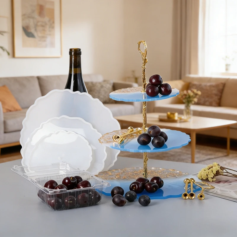 Круглый кронштейн для подвесных украшений из трехслойного силиконового формования и эпоксидной смолы может использоваться для подносов, подносов для конфет, подносов для украшений.
Круглый кронштейн для подвесных украшений из трехслойного силиконового формования и эпоксидной смолы может использоваться для подносов, подносов для конфет, подносов для украшений.