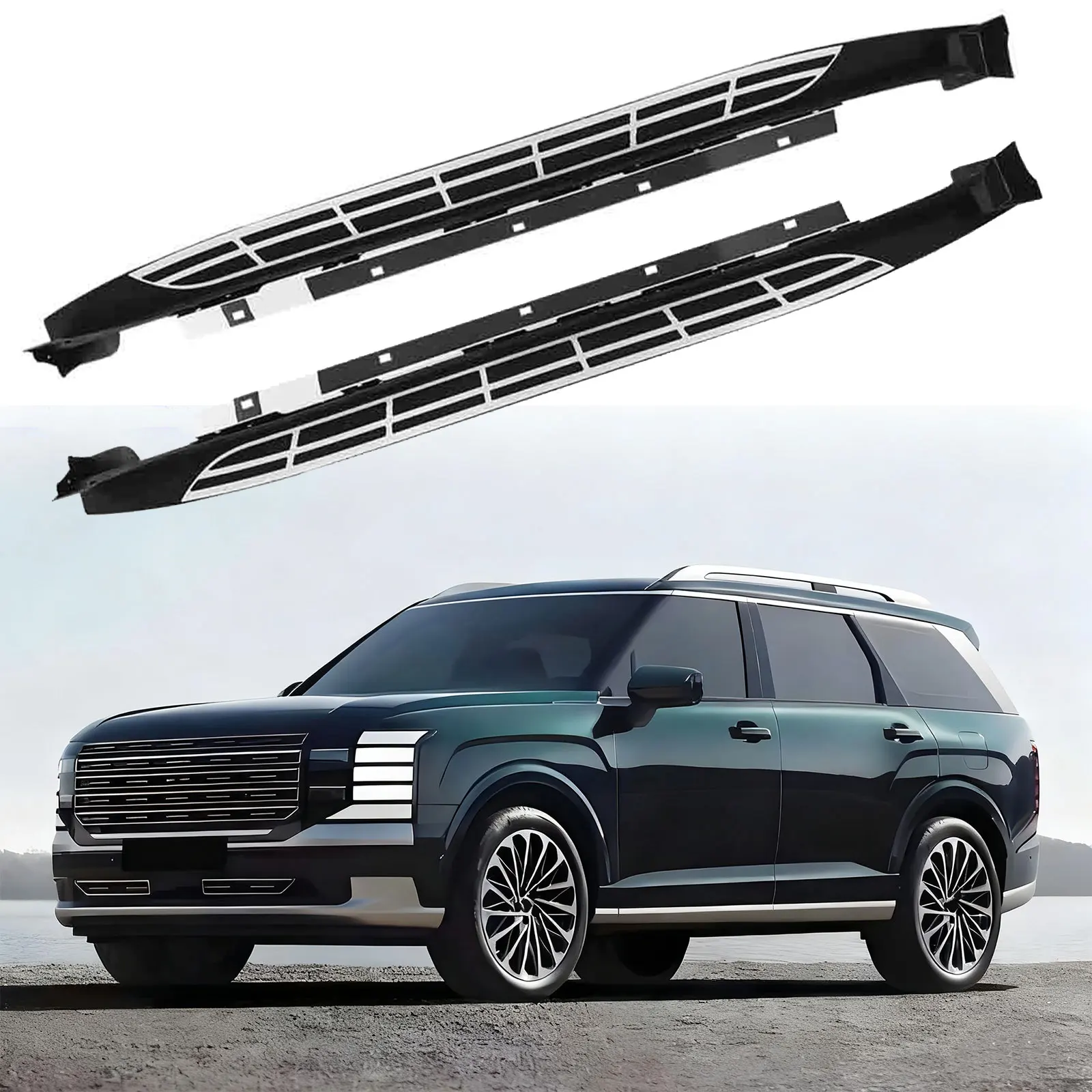 2 шт. фиксированная подножка подходит для Hyundai Palisade 2025 2026 боковая ступенька Nerf bar
2 шт. фиксированная подножка подходит для Hyundai Palisade 2025 2026 боковая ступенька Nerf bar