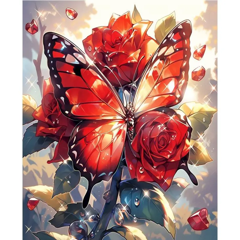 RUOPOTY Picture With Numbers Jewel Butterfly Rose Painting Art On Canvas By Numbers For Beginner On Canvas Home Furnishing Decor
RUOPOTY Picture With Numbers Jewel Butterfly Rose Painting Art On Canvas By Numbers For Beginner On Canvas Home Furnishing Decor