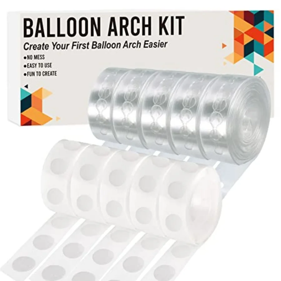 Balloon Arch Kit, 82ft Easy DIY Balloon Decorating Garland Strip and 500Pcs Glue Point Dots Tape for Balloon Arch, Decorations
Balloon Arch Kit, 82ft Easy DIY Balloon Decorating Garland Strip and 500Pcs Glue Point Dots Tape for Balloon Arch, Decorations
