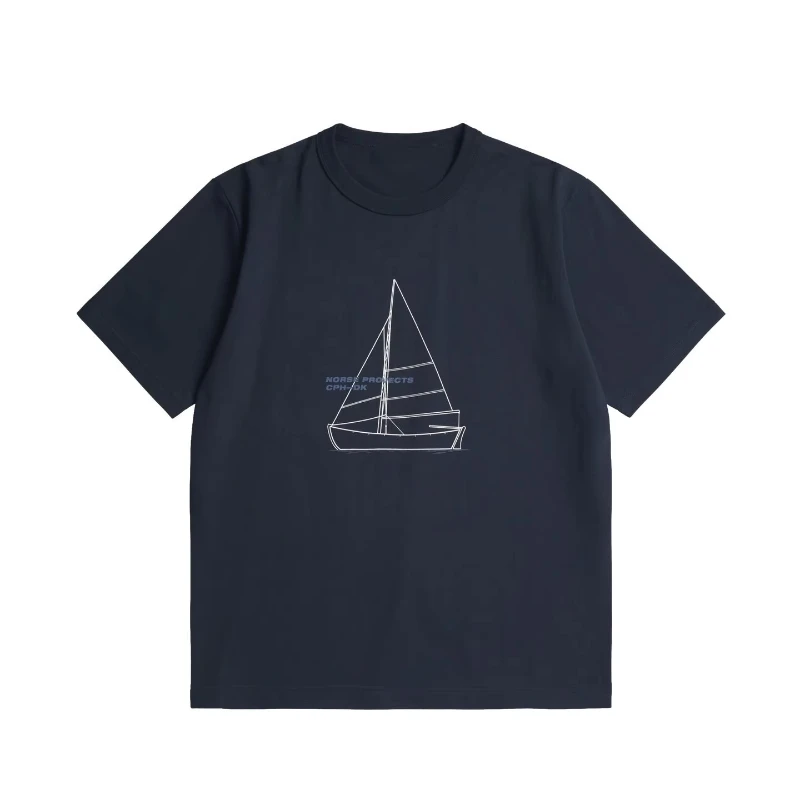 In 2025 HOLGER sailboat pattern printing summer luxury brand cotton short-sleeved T-shirts for men and women
In 2025 HOLGER sailboat pattern printing summer luxury brand cotton short-sleeved T-shirts for men and women