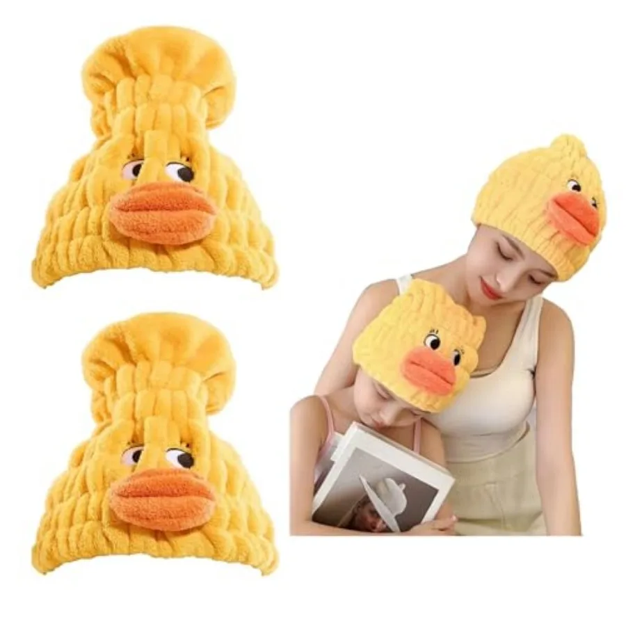 2-Pack Ultra Absorbent Boys Duck Hair Dry Wrap Towel, Cute Animal Quick Drying Cap for,New Microfiber Hair Towel Wrap Dry Turba
2-Pack Ultra Absorbent Boys Duck Hair Dry Wrap Towel, Cute Animal Quick Drying Cap for,New Microfiber Hair Towel Wrap Dry Turba