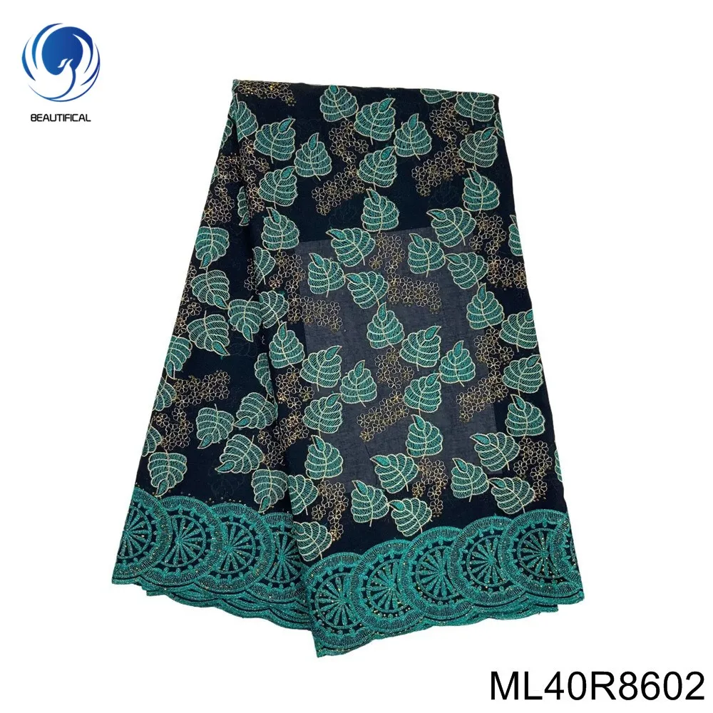 2025 New African 100% Cotton Fabric Gold Thread Nigeria Swiss French Lace Embroidery Fashion Party Dress ML40R86
2025 New African 100% Cotton Fabric Gold Thread Nigeria Swiss French Lace Embroidery Fashion Party Dress ML40R86