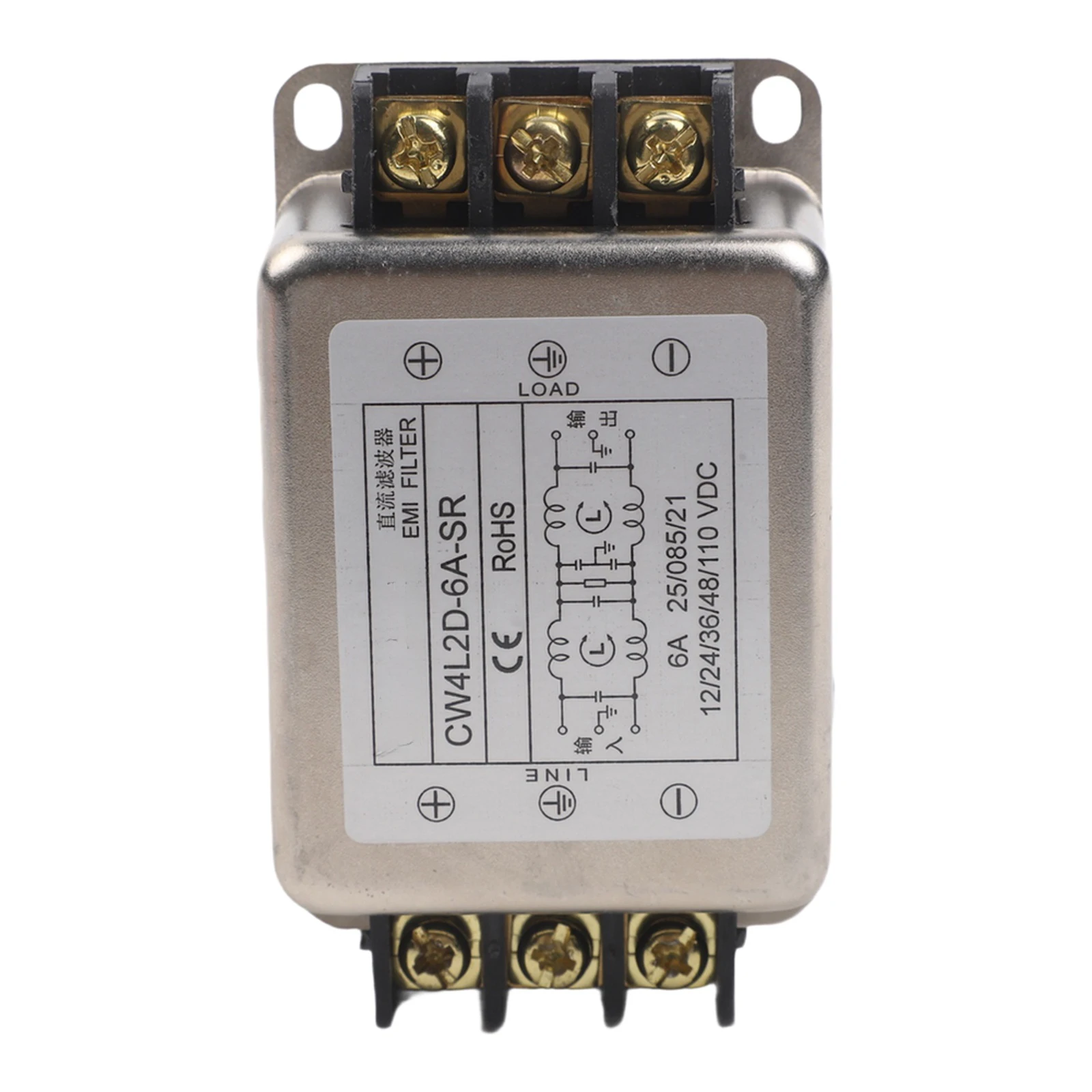 110VDC For-EMI Filter Terminal Type DC 2-Stage Power Supply Filter 50/60HZ CW4L2D-3A-SR CW4L2D-6A-SR CW4L2D-10A-SR CW4L2D-20A-SR
110VDC For-EMI Filter Terminal Type DC 2-Stage Power Supply Filter 50/60HZ CW4L2D-3A-SR CW4L2D-6A-SR CW4L2D-10A-SR CW4L2D-20A-SR