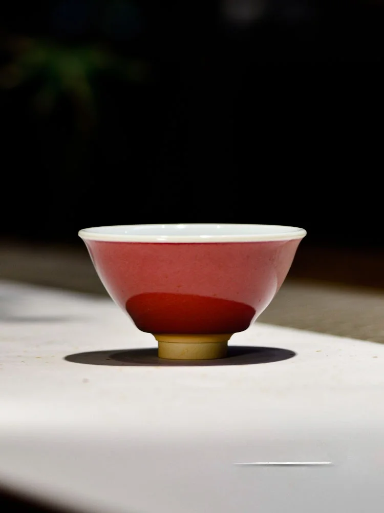 Zijin Porcelain Single Color Glaze Tea Cup Gongfu Style Handmade Vintage Ceramic Cup for Brewing Tea Individual Serving Size
Zijin Porcelain Single Color Glaze Tea Cup Gongfu Style Handmade Vintage Ceramic Cup for Brewing Tea Individual Serving Size