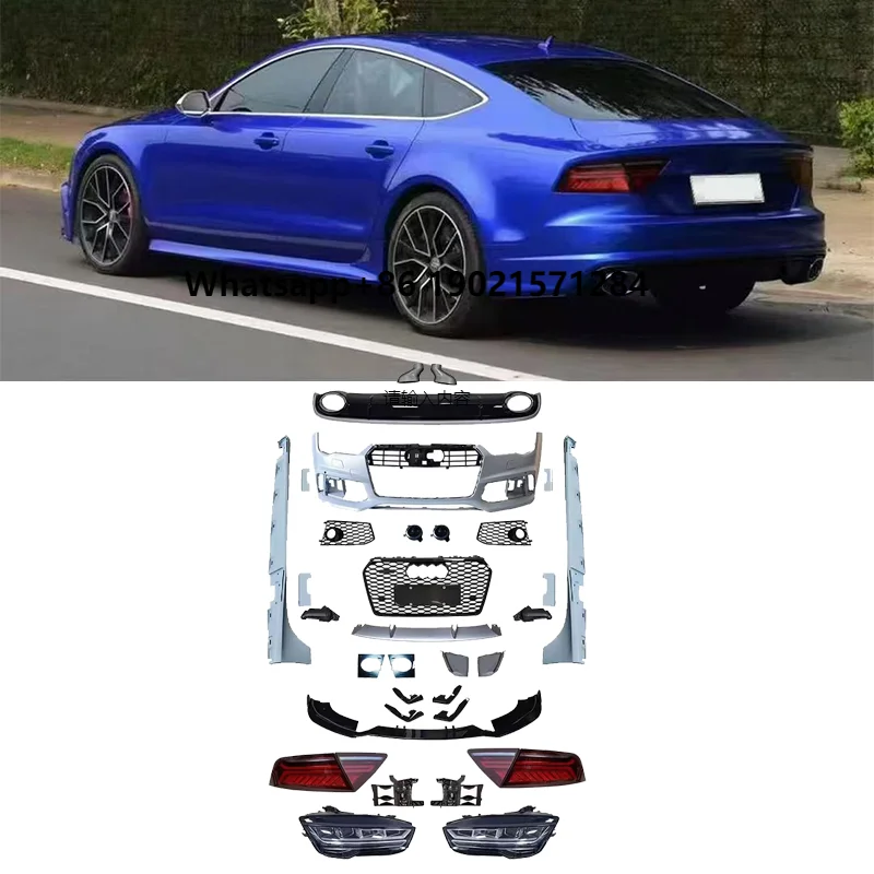 Car Accessories Assembly A7 11-14 Upgrade 16-18 RS7 Bumper Spoiler Grille Auto Body Kit Car Parts for with Lamp
Car Accessories Assembly A7 11-14 Upgrade 16-18 RS7 Bumper Spoiler Grille Auto Body Kit Car Parts for with Lamp