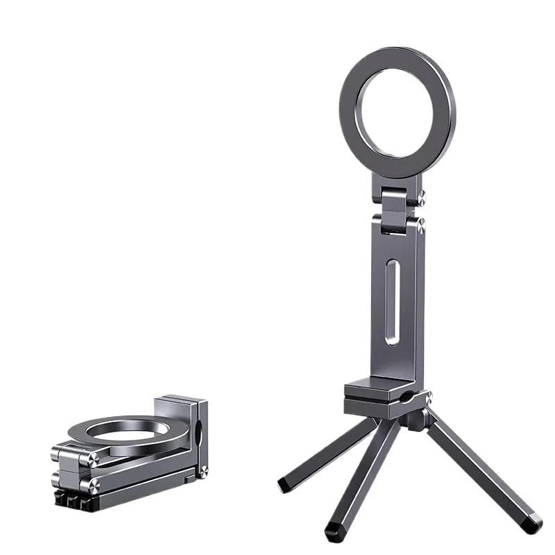 Magnetic Phone Tripod Holder Portable Travel Stand for IPhone & Android, Hands-Free Video Shooting on Desk / Airplane / Train
Magnetic Phone Tripod Holder Portable Travel Stand for IPhone & Android, Hands-Free Video Shooting on Desk / Airplane / Train