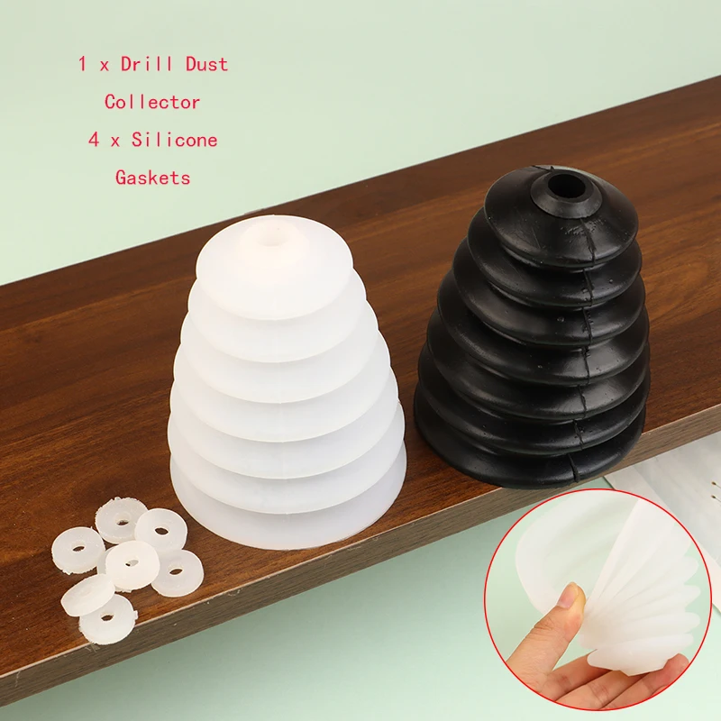 Adjustable Drill Dust Cover Dustproof - Rubber/Silicone for Impact/Electric Drills
Adjustable Drill Dust Cover Dustproof - Rubber/Silicone for Impact/Electric Drills