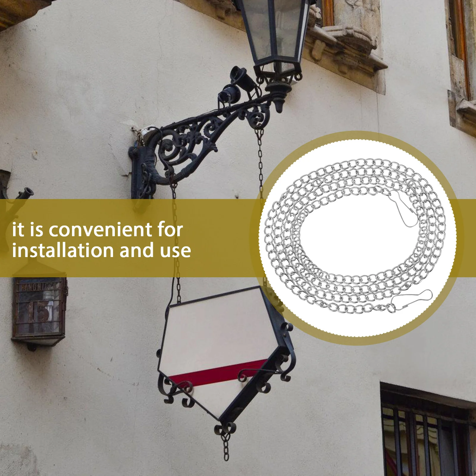 10Pcs Hanging Chain Iron Heavy Duty Plant Hooks for Picture Poster Billboards Hanging Chains with Hooks Metal Bird Feeder 
10Pcs Hanging Chain Iron Heavy Duty Plant Hooks for Picture Poster Billboards Hanging Chains with Hooks Metal Bird Feeder