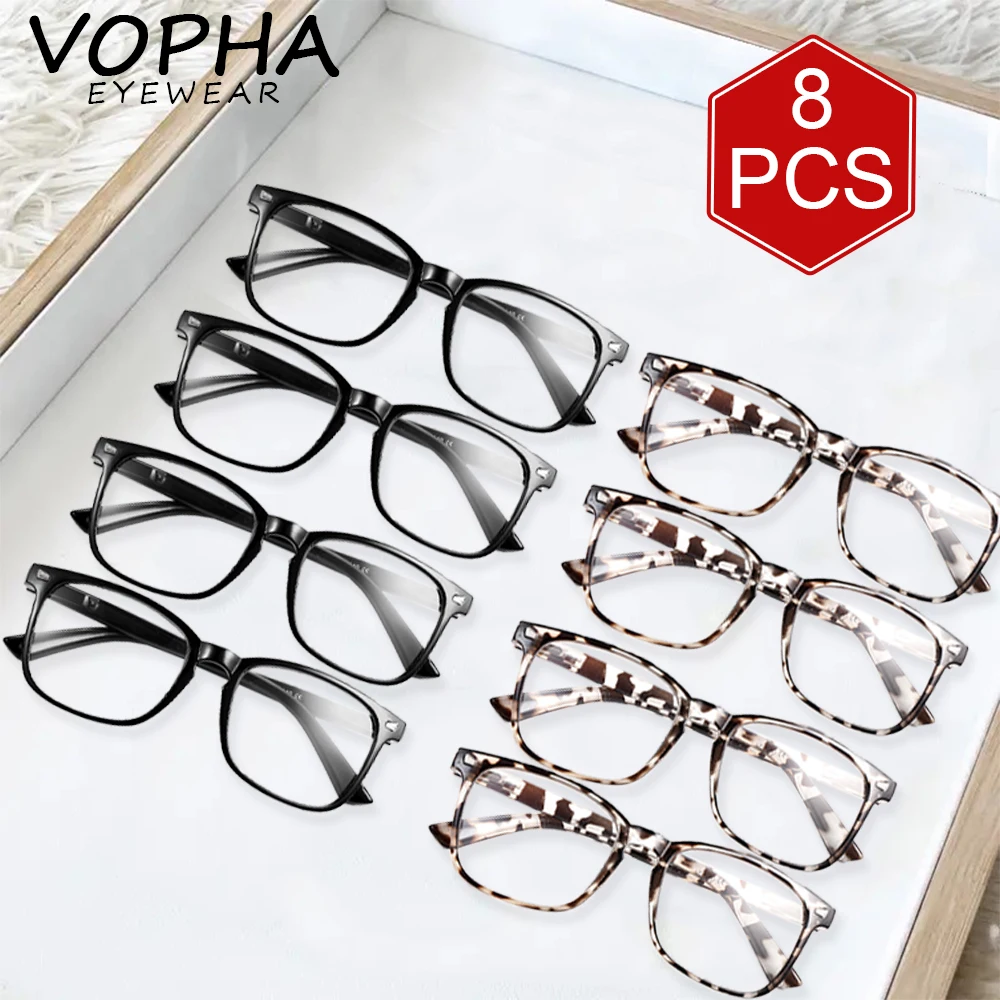 8 pack VOPHA Round Presbyopic Glasses Comfortable & Stylish Reading Glasses, Ultra-Lightweight for Women & Men L17
8 pack VOPHA Round Presbyopic Glasses Comfortable & Stylish Reading Glasses, Ultra-Lightweight for Women & Men L17
