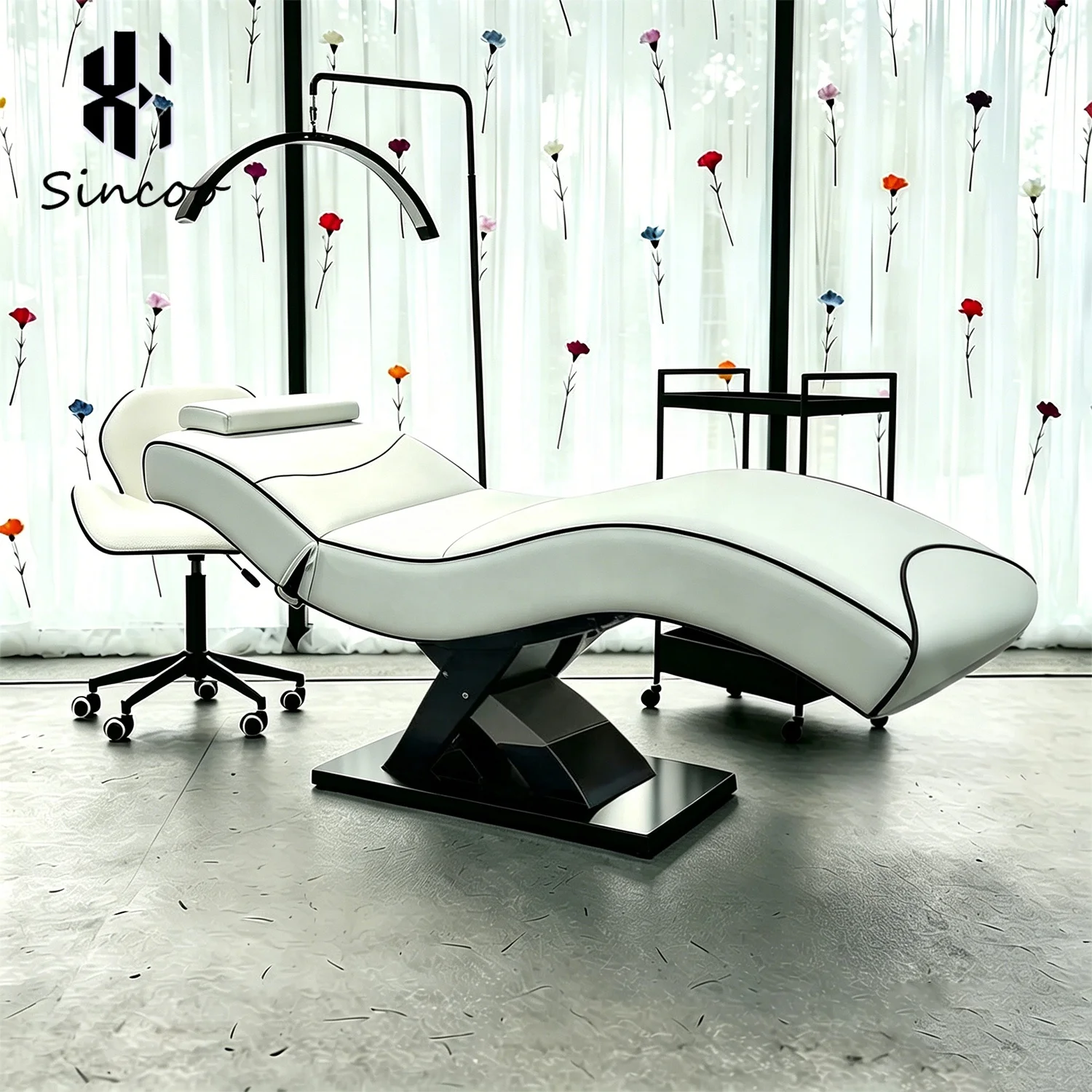 Wholesale Custom Color Luxury S-shaped Spa Bed Facial Bed Beauty Salon Center Electric Eyelash Lash Bed for Eyelash Care
Wholesale Custom Color Luxury S-shaped Spa Bed Facial Bed Beauty Salon Center Electric Eyelash Lash Bed for Eyelash Care