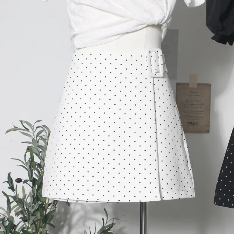 Fashion Polka Dot Skirt Women's 2026 New Summer Anti-light Decorative Waist Buckle A-word Skirt
Fashion Polka Dot Skirt Women's 2026 New Summer Anti-light Decorative Waist Buckle A-word Skirt