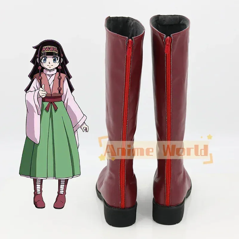New Alluka Zoldyck red shoes cosplay boots Halloween carnival boots cosplay prop anime PU leather shoes custom made MHHGT2025
New Alluka Zoldyck red shoes cosplay boots Halloween carnival boots cosplay prop anime PU leather shoes custom made MHHGT2025