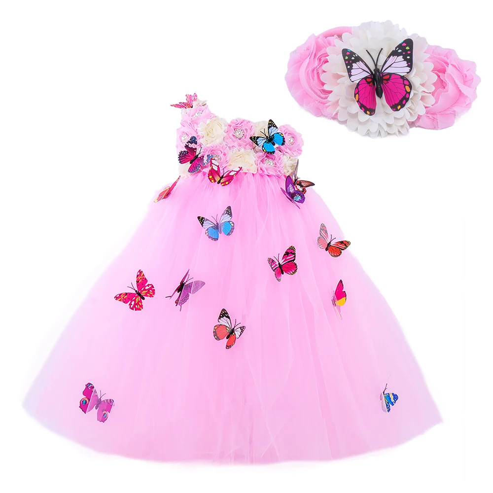 Pink Flower Girls Tutu Dress Princess Butterfly Fairy Tulle Dress Baby Clothes for Birthday Photo Shoot Kids Wedding Long Dress
Pink Flower Girls Tutu Dress Princess Butterfly Fairy Tulle Dress Baby Clothes for Birthday Photo Shoot Kids Wedding Long Dress