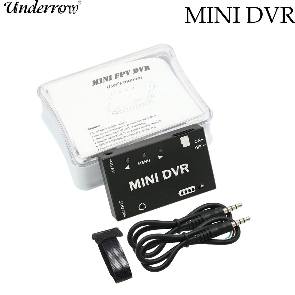 FPV Recorder Mini FPV DVR Module NTSC/PAL Switchable Built-in Battery Video Audio FPV Recorder for RC Models Racing FPV Drone
FPV Recorder Mini FPV DVR Module NTSC/PAL Switchable Built-in Battery Video Audio FPV Recorder for RC Models Racing FPV Drone