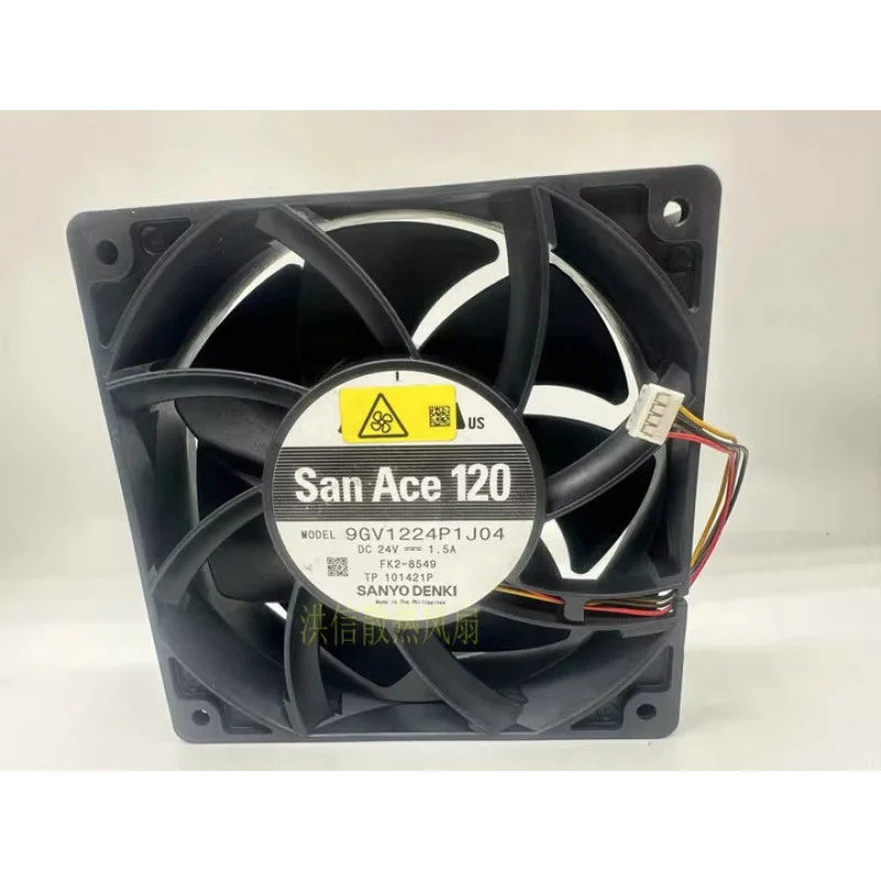 HTS...1 piece Sanyo 9GV1224P1J04 DC24V 1.5A 4-wire cooling fan 120*38mm
HTS...1 piece Sanyo 9GV1224P1J04 DC24V 1.5A 4-wire cooling fan 120*38mm