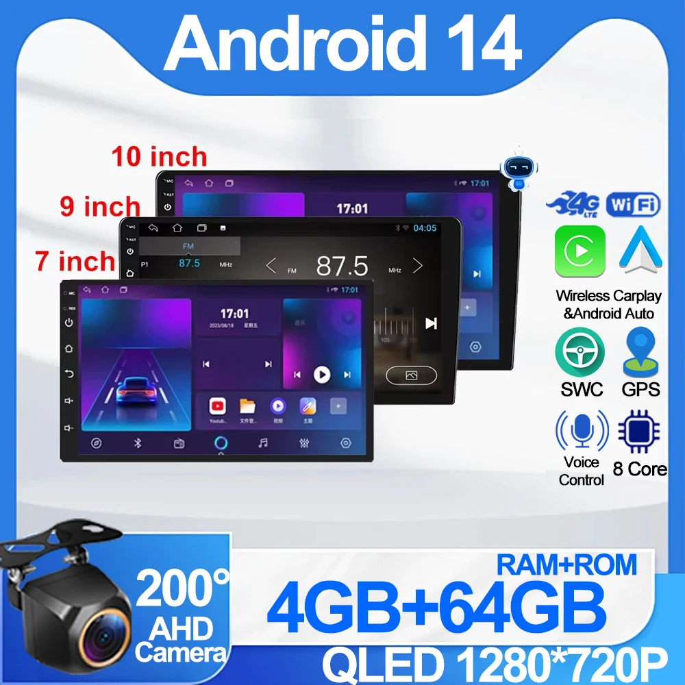 2din Android автомобильный радиоприемник авторадио 7 "/9"/10 "Универсальный WIFI Carplay GPS автомобильный аудио мультимедийный плеер для Hyundai Nissan Toyota Kia
2din Android автомобильный радиоприемник авторадио 7 "/9"/10 "Универсальный WIFI Carplay GPS автомобильный аудио мультимедийный плеер для Hyundai Nissan Toyota Kia