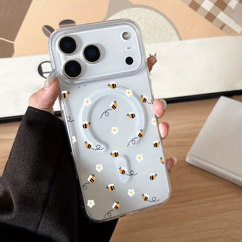 1Pc full screen little bee pattern protective case suitable for iphone17 17Air 17Pro 17ProMax 16 15 14 13 12 11 series
1Pc full screen little bee pattern protective case suitable for iphone17 17Air 17Pro 17ProMax 16 15 14 13 12 11 series