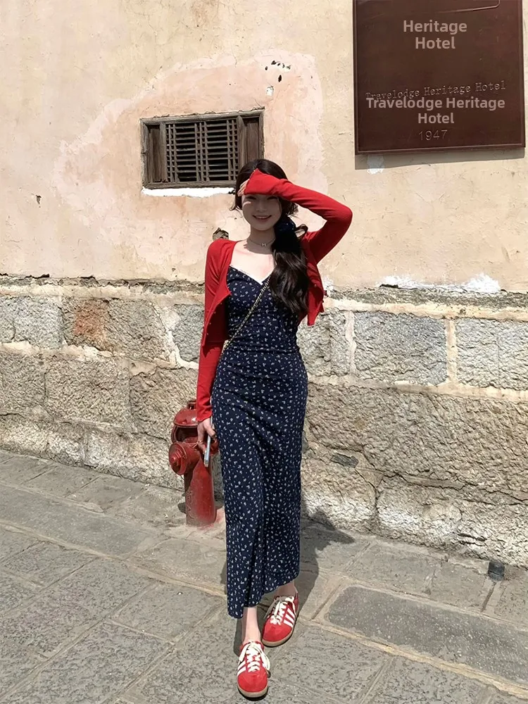 nini Pure Desire Floral Print V-ne Strap Slimming Dr Women's Summer Dr Cotton Sweet-and-Spicy Sle Casual Wear
nini Pure Desire Floral Print V-ne Strap Slimming Dr Women's Summer Dr Cotton Sweet-and-Spicy Sle Casual Wear