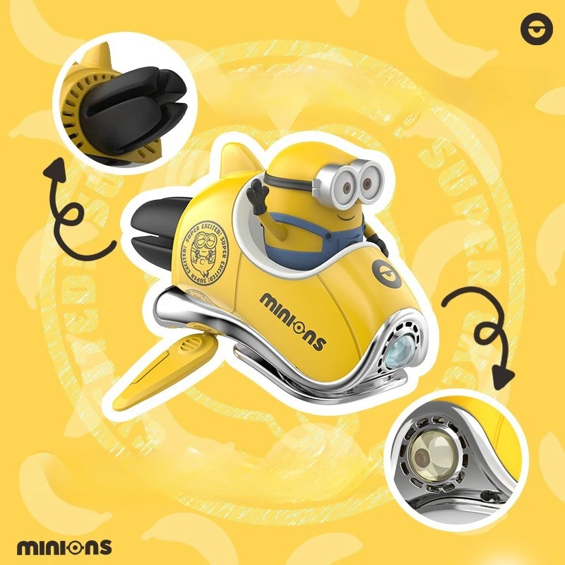 New Minions Cartoon Car Air Freshener Rotating Propeller Outlet Fragrance Magnetic Design Auto Accessories Interior Perfume Gift
New Minions Cartoon Car Air Freshener Rotating Propeller Outlet Fragrance Magnetic Design Auto Accessories Interior Perfume Gift