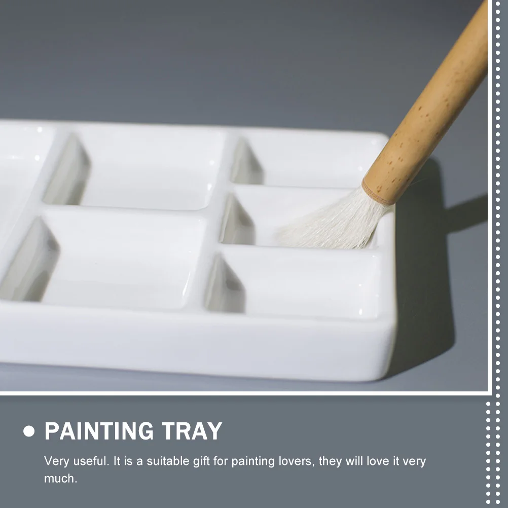 Ceramic Watercolor Palette Porcelain Paint Oil Painting Tray Plastic Pallets Trays for Plate
Ceramic Watercolor Palette Porcelain Paint Oil Painting Tray Plastic Pallets Trays for Plate