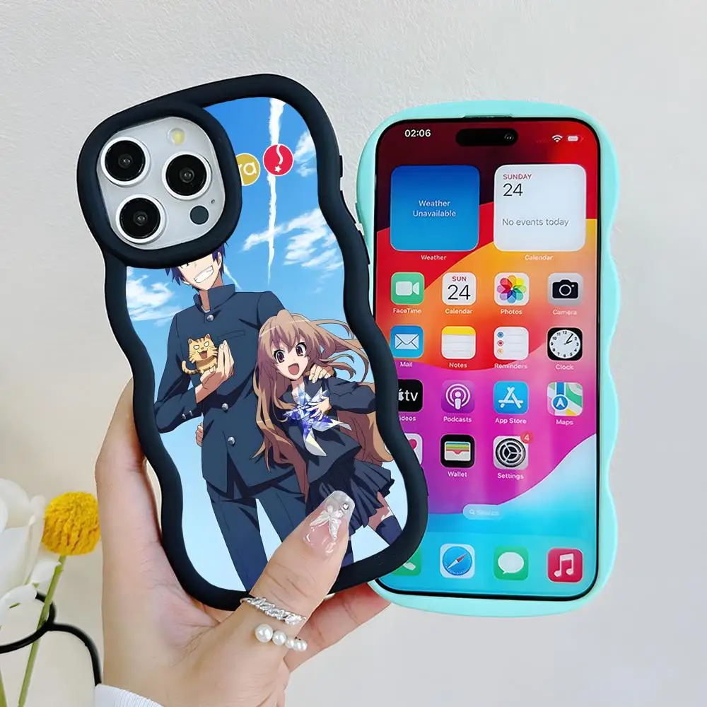 Anime Toradora Phone Case for iPhone 17 16 15 14 13 12 11 Air Pro Max Plus Black Soft TPU Wavy Edge Cover
Anime Toradora Phone Case for iPhone 17 16 15 14 13 12 11 Air Pro Max Plus Black Soft TPU Wavy Edge Cover