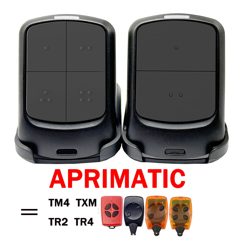 APRIMATIC TM4 TXM TR2 TR4 Garage Door Remote Duplicator Handheld Transmitter
APRIMATIC TM4 TXM TR2 TR4 Garage Door Remote Duplicator Handheld Transmitter