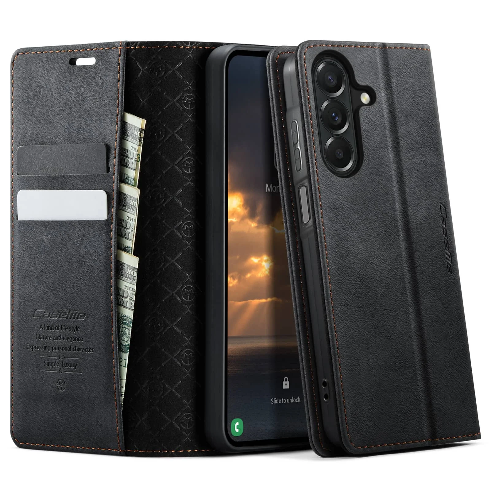 For Samsung Galaxy A27 Wallet Case, Retro PU Leather Flip Cover with RFID Card Holder, Magnetic, Kickstand, Shockproof Case
For Samsung Galaxy A27 Wallet Case, Retro PU Leather Flip Cover with RFID Card Holder, Magnetic, Kickstand, Shockproof Case