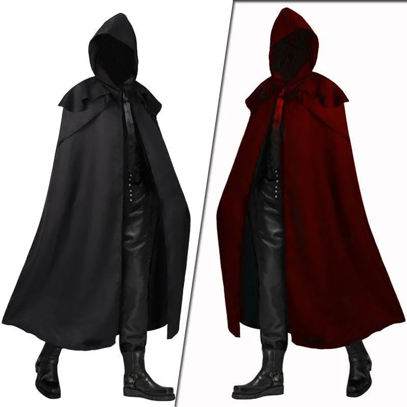 New Halloween Party Cape Medieval Multicolored Gothic Long Men's Cape with Hat Large for Men Spring 2026 Fashion
New Halloween Party Cape Medieval Multicolored Gothic Long Men's Cape with Hat Large for Men Spring 2026 Fashion