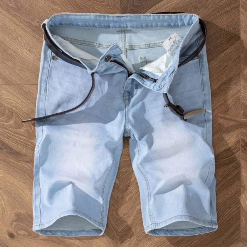 Summer Thin Men's Jeans Shorts Retro Slim Straight Classic Cropped Pants Casual Versatile Washed Nostalgic Pants
Summer Thin Men's Jeans Shorts Retro Slim Straight Classic Cropped Pants Casual Versatile Washed Nostalgic Pants