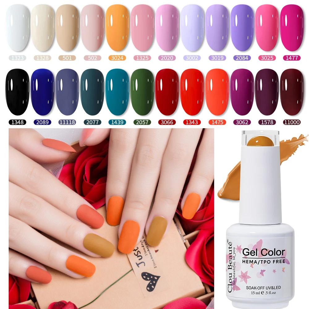 Clou Beaute Hot Sale Color 15ML Nail Gel Polish Semi Permanent Soak Off UV LED For Nail Gel Ongle UV Nail Design White Nail 15ML
Clou Beaute Hot Sale Color 15ML Nail Gel Polish Semi Permanent Soak Off UV LED For Nail Gel Ongle UV Nail Design White Nail 15ML