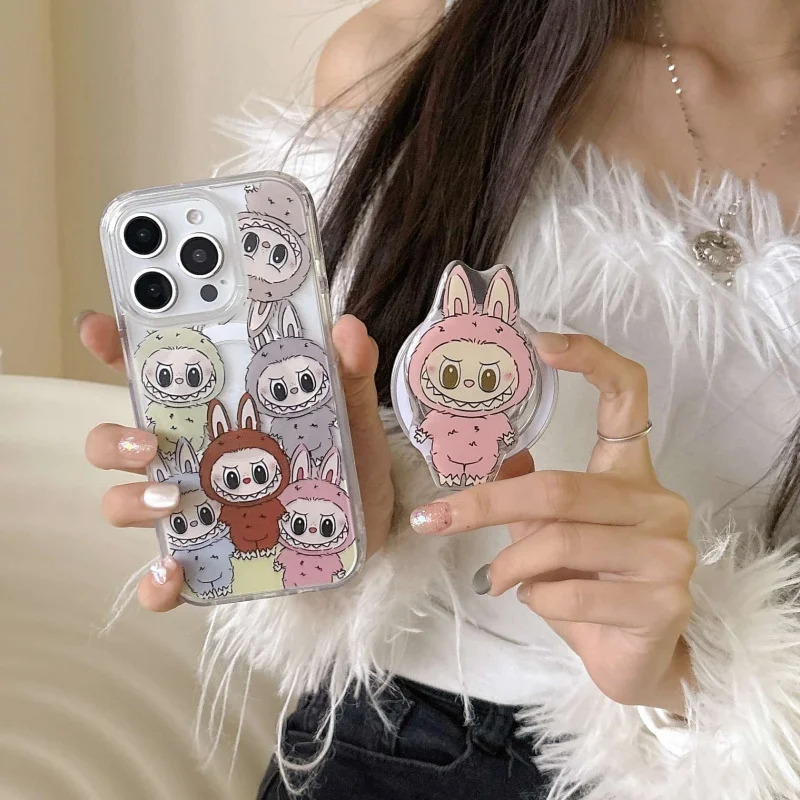Labubu Cartoon Clear Phone Case with Stand Cute Designer Shockproof Cover for iPhone 12 13 14 15 16 Pro Max
Labubu Cartoon Clear Phone Case with Stand Cute Designer Shockproof Cover for iPhone 12 13 14 15 16 Pro Max