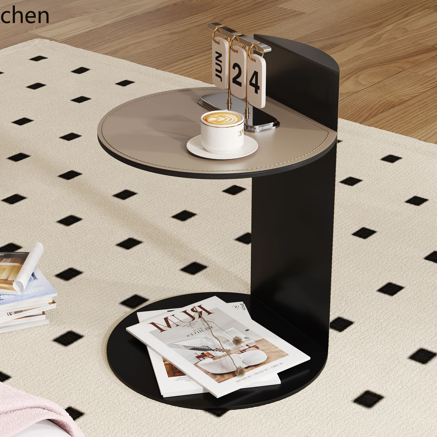 HTT Minimalist New Sofa Side Table Light Luxury High-End Saddle Leather Corner Creative Master Bedroom Bedside Table 
HTT Minimalist New Sofa Side Table Light Luxury High-End Saddle Leather Corner Creative Master Bedroom Bedside Table