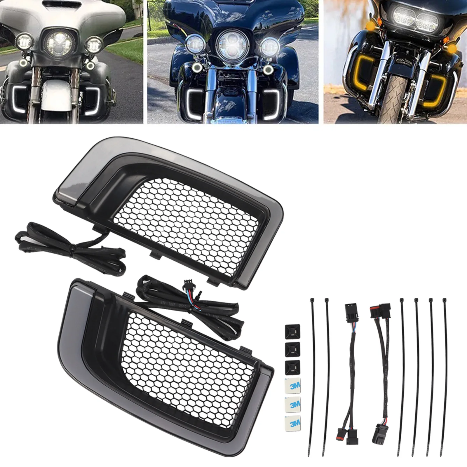 LED Turn Signal Light Dynamic Lower Fairing Insert Fit For Harley Touring Street Glide Road Glide Electra Ultra Classic 2014-UP
LED Turn Signal Light Dynamic Lower Fairing Insert Fit For Harley Touring Street Glide Road Glide Electra Ultra Classic 2014-UP