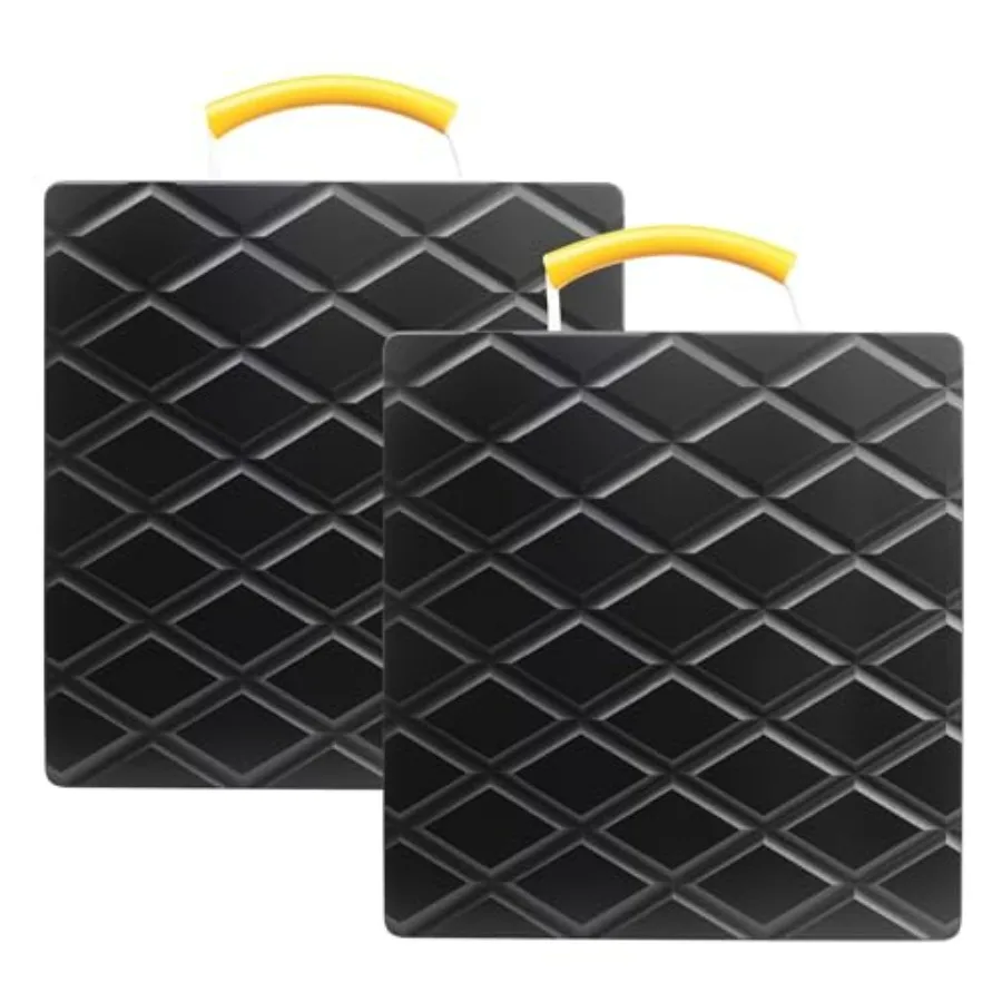 Комплект из 2 опорных подушек для автодомов (18x18x1.5 дюймов) из UHMWPE с ручкой, нескользящие стабилизирующие блоки для кранов и прицепов
Комплект из 2 опорных подушек для автодомов (18x18x1.5 дюймов) из UHMWPE с ручкой, нескользящие стабилизирующие блоки для кранов и прицепов