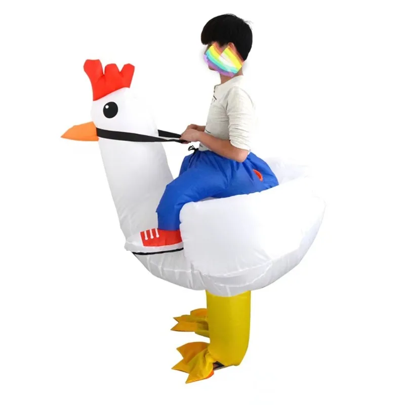 Vivid White Rooster Inflatable Suit Inflatable Rooster Costume for Performance and Outdoor Riding Doll Props
Vivid White Rooster Inflatable Suit Inflatable Rooster Costume for Performance and Outdoor Riding Doll Props