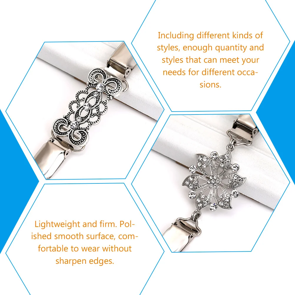 4Pcs Vintage Cinch Clips for Dress Back Sweater Clip Alloy Clothing Fastener Shawl Cardigan Clasp Dress Clips Back Cinch
4Pcs Vintage Cinch Clips for Dress Back Sweater Clip Alloy Clothing Fastener Shawl Cardigan Clasp Dress Clips Back Cinch