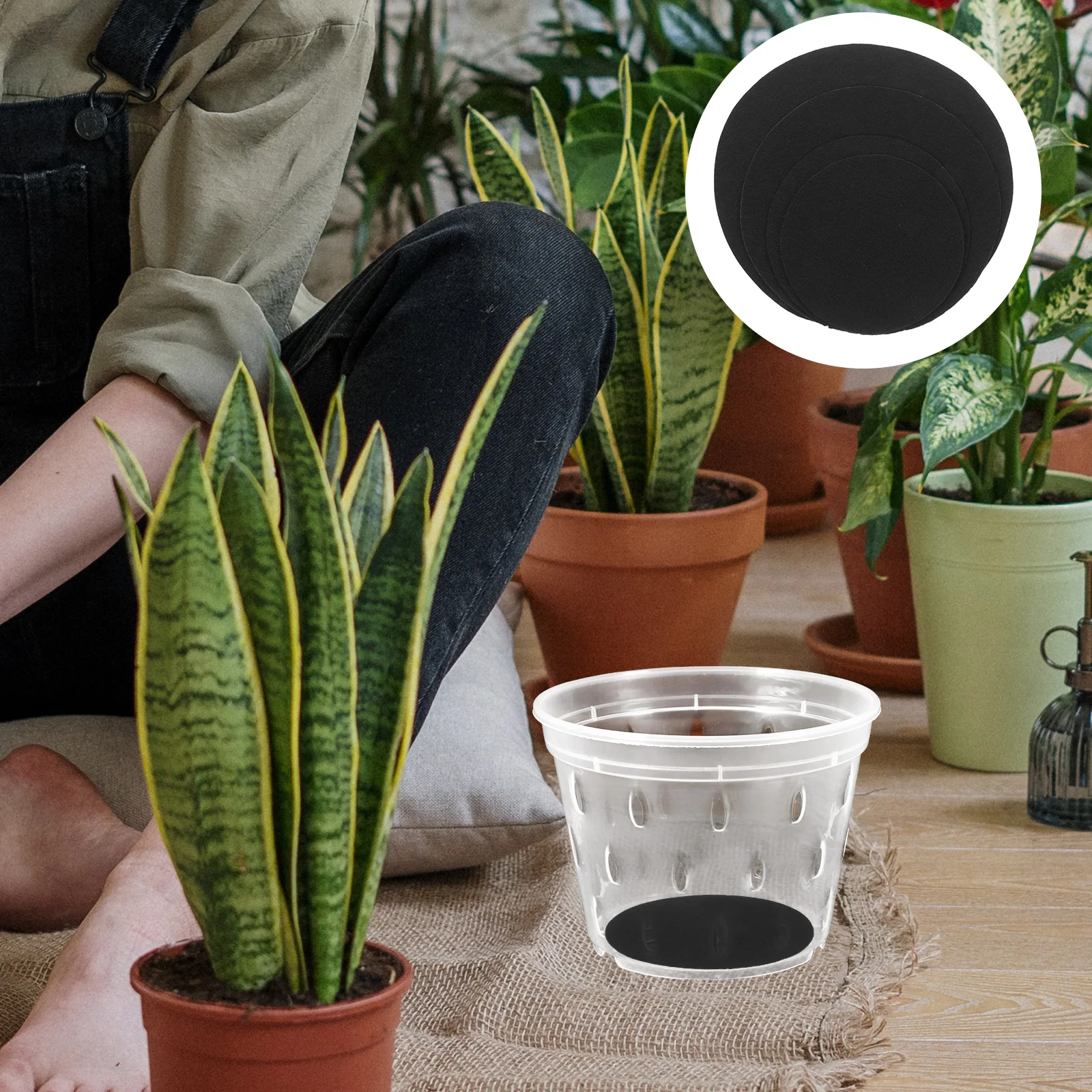 40pcs Flower Pot Bottom Pads Round Bonsai Drainage Mats Plant Coaster Cushions Breathable Non-Woven Fabric Succulent Pot Base
40pcs Flower Pot Bottom Pads Round Bonsai Drainage Mats Plant Coaster Cushions Breathable Non-Woven Fabric Succulent Pot Base